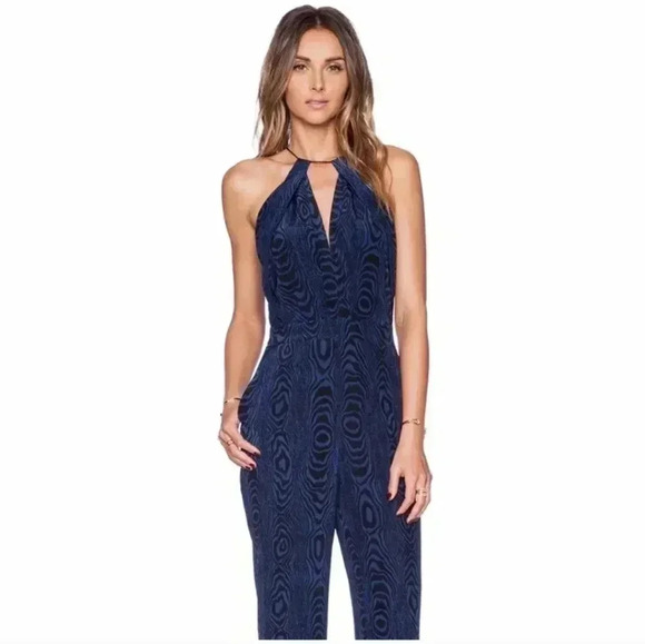 Diane Von Furstenberg Ireland Silk Jumpsuit - Size 10 NWT **FREE SHIPPING** - Picture 1 of 4